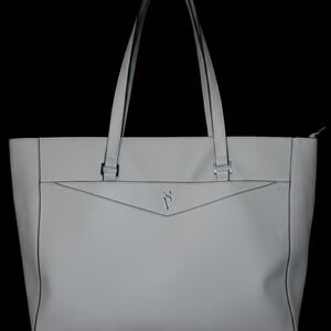 Vera Wang Sleek Gray Tote Bag